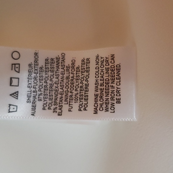 Dress the Population Catalina Crepe White Cocktail Fit and Flare Dress Xlarge - Picture 9 of 11